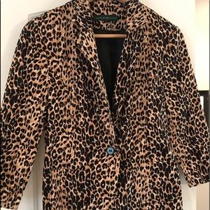 Leopard Blazer